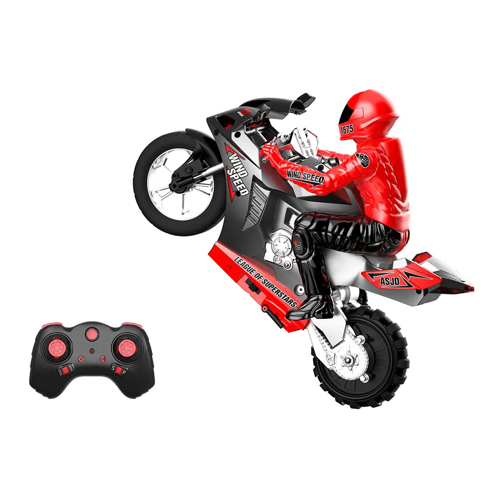 Moto GP de Brinquedo com Controle Remoto e Bateria Recarregável