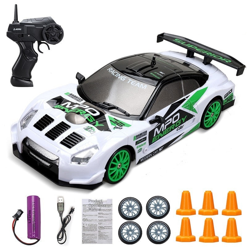 Carrinho de DRIFT e Corrida com Controle Remoto Drive Highcar + (Bateria Extra de Brinde)