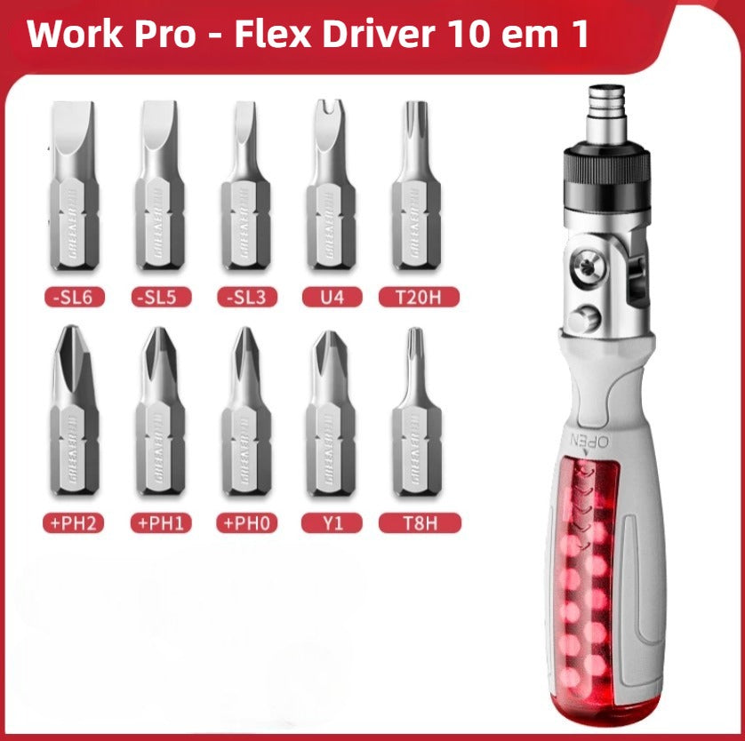 Work Pro - Flex Driver 10 em 1