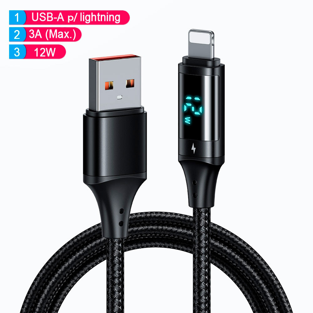 Cabo USB Turbo Digital Premium - Tipo C, Tipo A, iPhone, Micro B