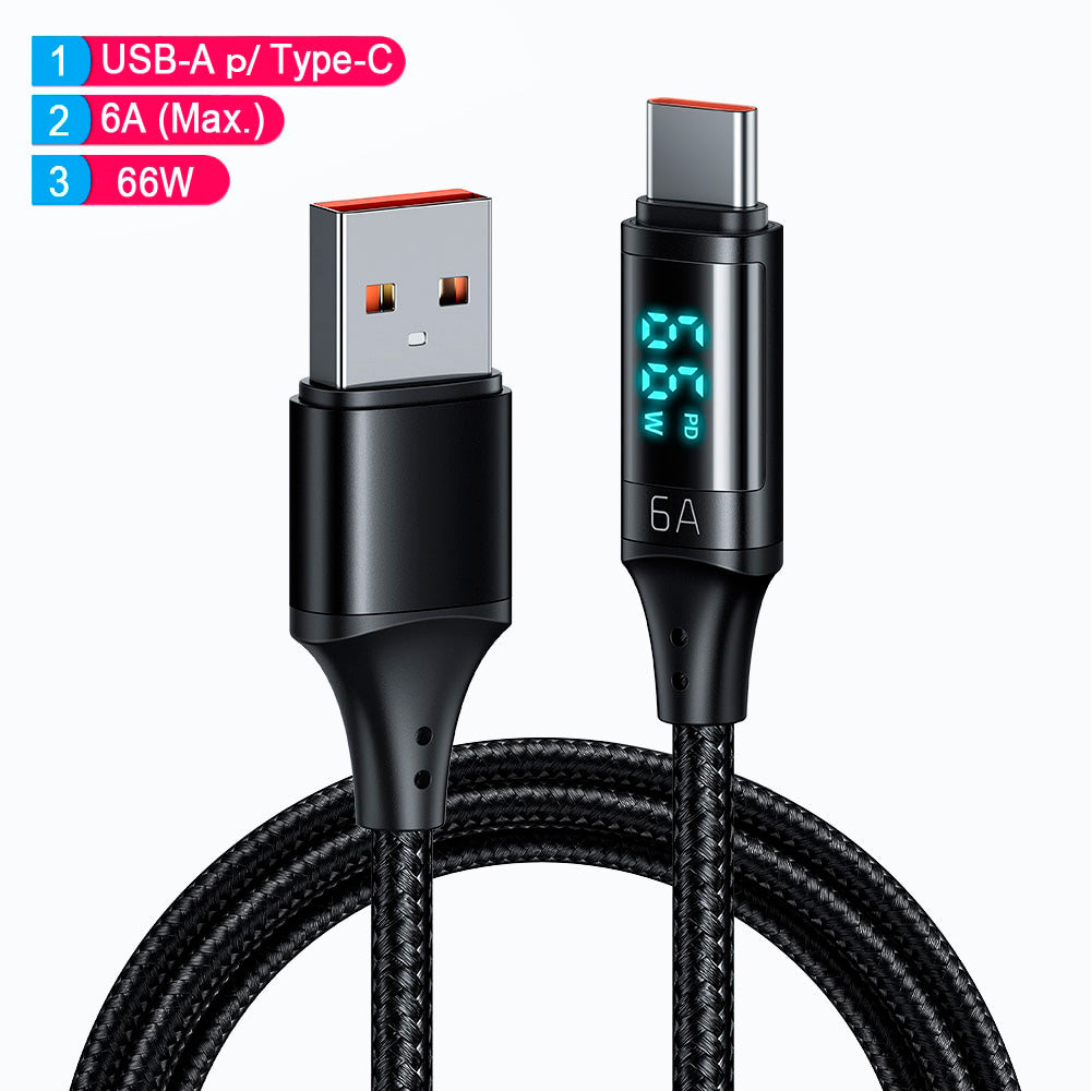 Cabo USB Turbo Digital Premium - Tipo C, Tipo A, iPhone, Micro B